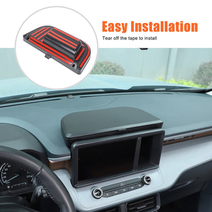 ABS Navigation Screen Rear Storage Box With Lid For Ford Maverick 2022+ US 15