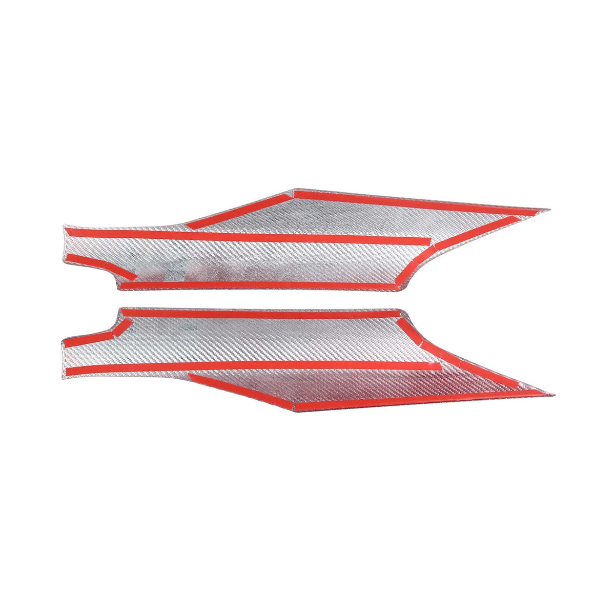 Red Real Carbon Fiber Interior Trim for Corvette C8 20-25 59