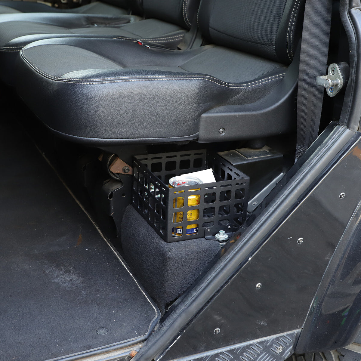 Alloy Second Row Seat Side Storage Basket Tray For LR Defender L316 2004-2018 15