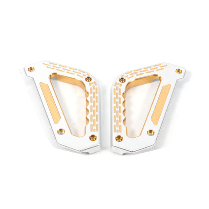 Replacement Silver & Orange Center Grab Handle Trim For LR Defender 2020-2024 18