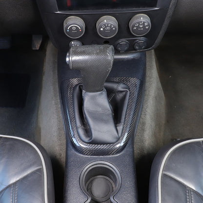 Real Carbon Fiber Center Console Gear Shift Panel Cover For Hummer H3 2005-2009 9