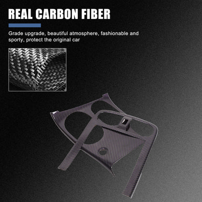 Real Carbon Fiber Interior Center Console Gear Trim For Corvette C6 2005-2013 6