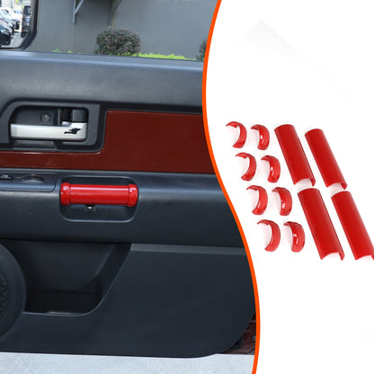 Sport Red Interior Door Panel Handle Trim Cover For Toyota FJ Cruiser 07-21 US 11