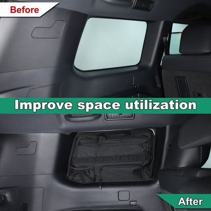 Car Trunk Left Side Window Storage Bag For Toyota Prado Land cruiser LC250 24 US 17