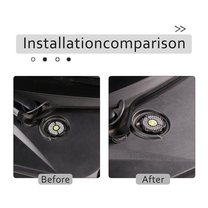 Real Carbon Fiber Engine Bay Tank Panel Cover Frame Trim For Corvette C8 2020-26 - Styles 1-5 29