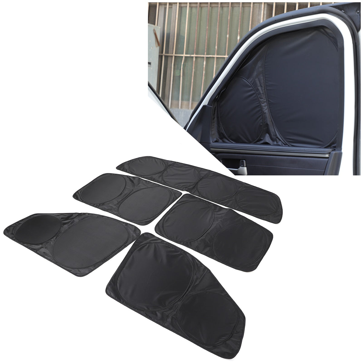 Car Full Window Sunshade Cover Shades Sun Visor For Toyota Tundra 2022+ US 11