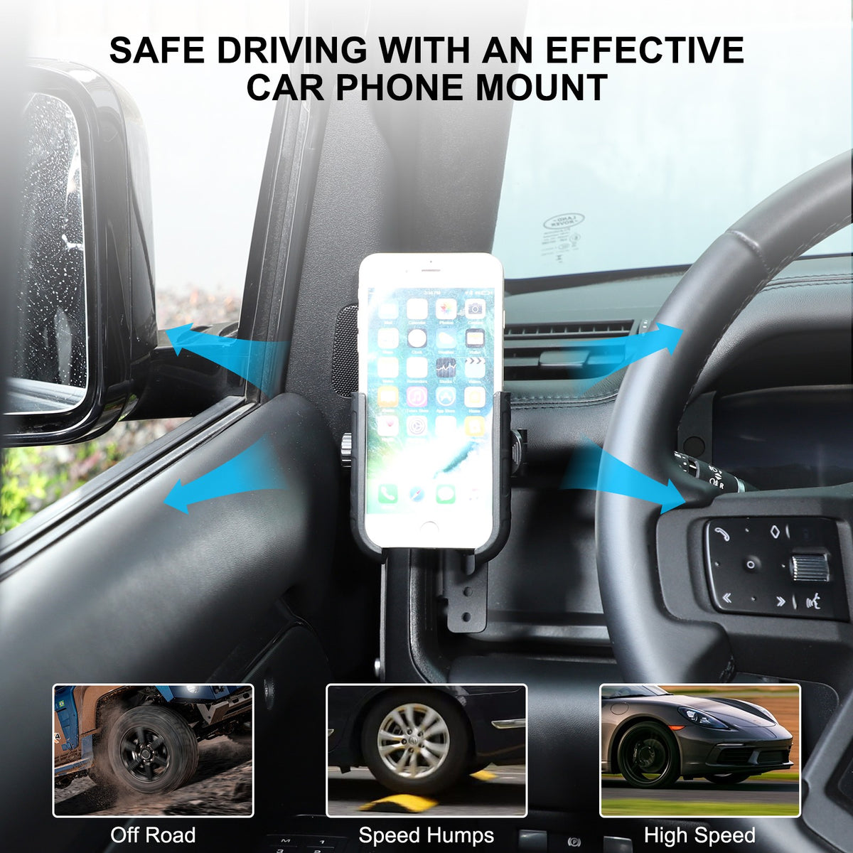 Driver Side Dashboard Phone Holder Bracket For Land Rover Defender L663 2022 4