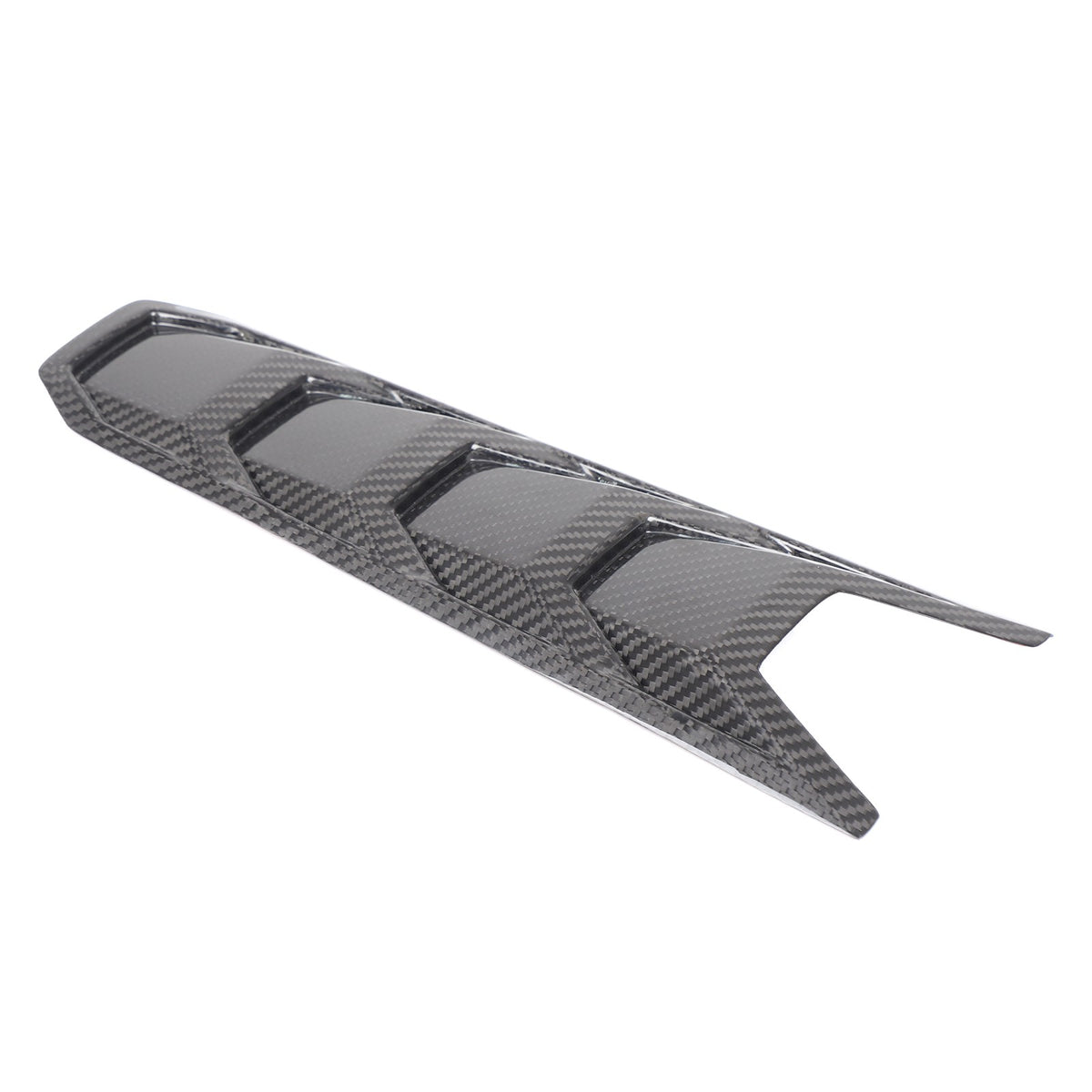 Real Carbon Fiber Engine Hood Center U-Shaped Cover Trim For Corvette C8 2020+ 19