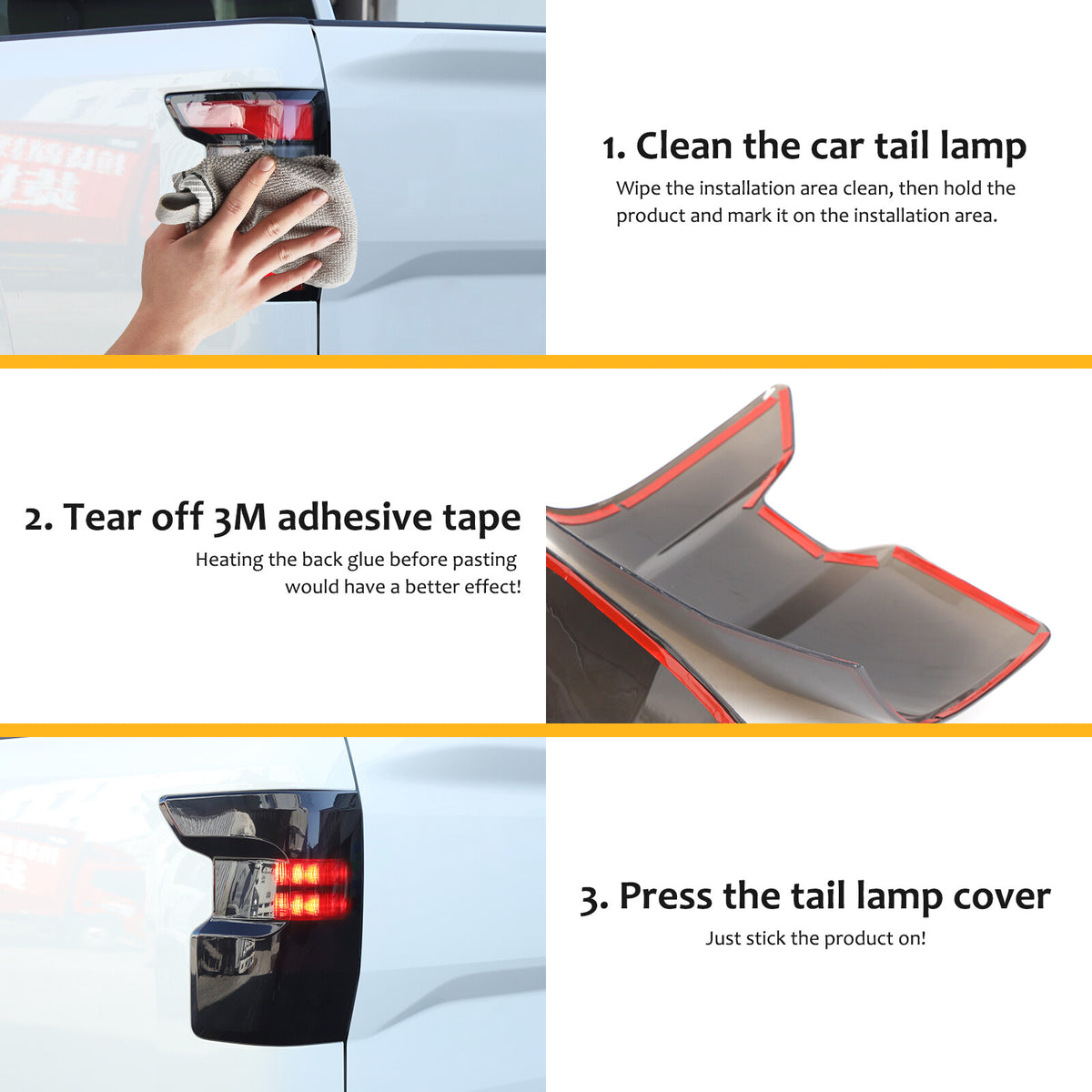 Smoked Blackout Tail Light Lamp Cover Bezel Overlay Trim For Nissan Frontier 22+ 22