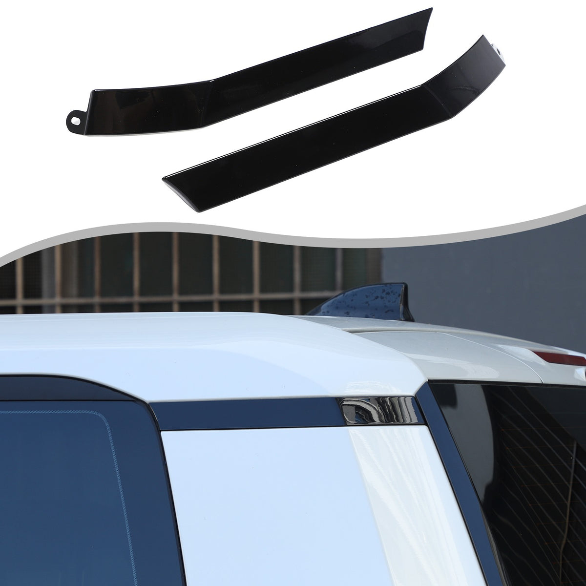 Replacement Glossy Piano Black D-Pillar For Toyota Land Cruiser LC250 24+ US 15
