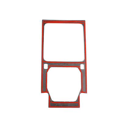 Real Carbon Fiber For LR Defender 110 90 20-24 Cup Holder Panel Frame Trim Cover 4