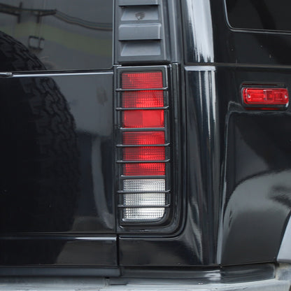 Glossy Piano Black Front Bumper Exterior Trim Cover Set For Hummer H2 2003-2009 - Styles 6-10 51