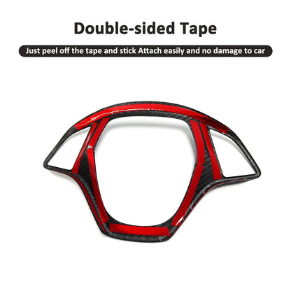 Real Carbon Fiber Interior Dashboard Trim Cover Decor Kit For Corvette C7 14-19 45