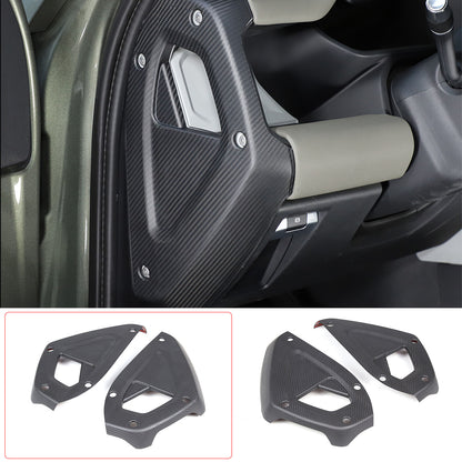Matte Real Carbon Fiber Dashboard Sides Panel Trim For Land Rover Defender 20-23 10
