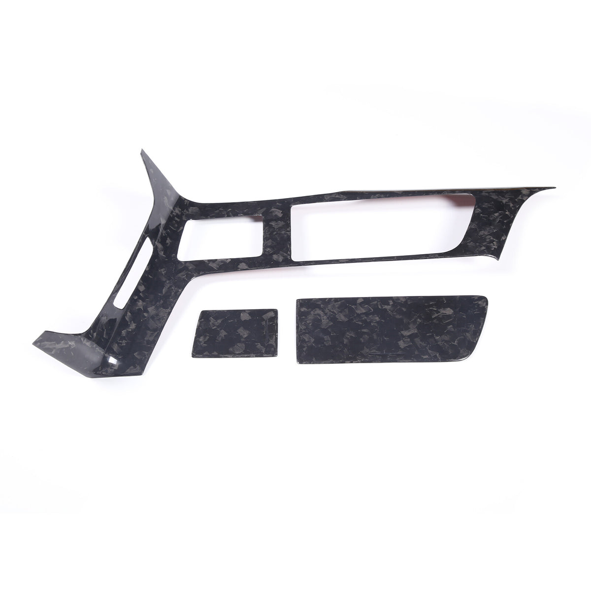 Forged Carbon Center Water Cup Holder Panel Trim Cover For Corvette C7 2014-2019 8