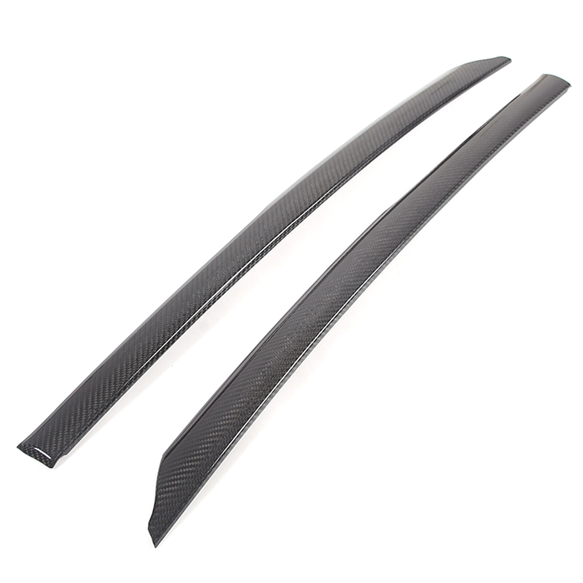 Real Carbon Fiber Exterior Windshield A-Pillar Trim For Corvette C6 05-13 US 18