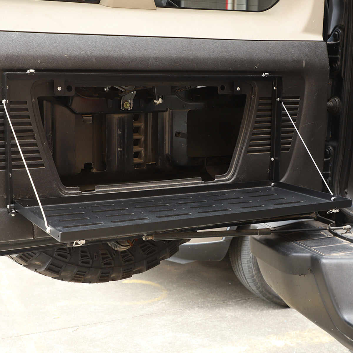 Tailgate Trunk Molle Panel Rear Door Cargo Organizer Kit For Hummer H3 2005-09 5