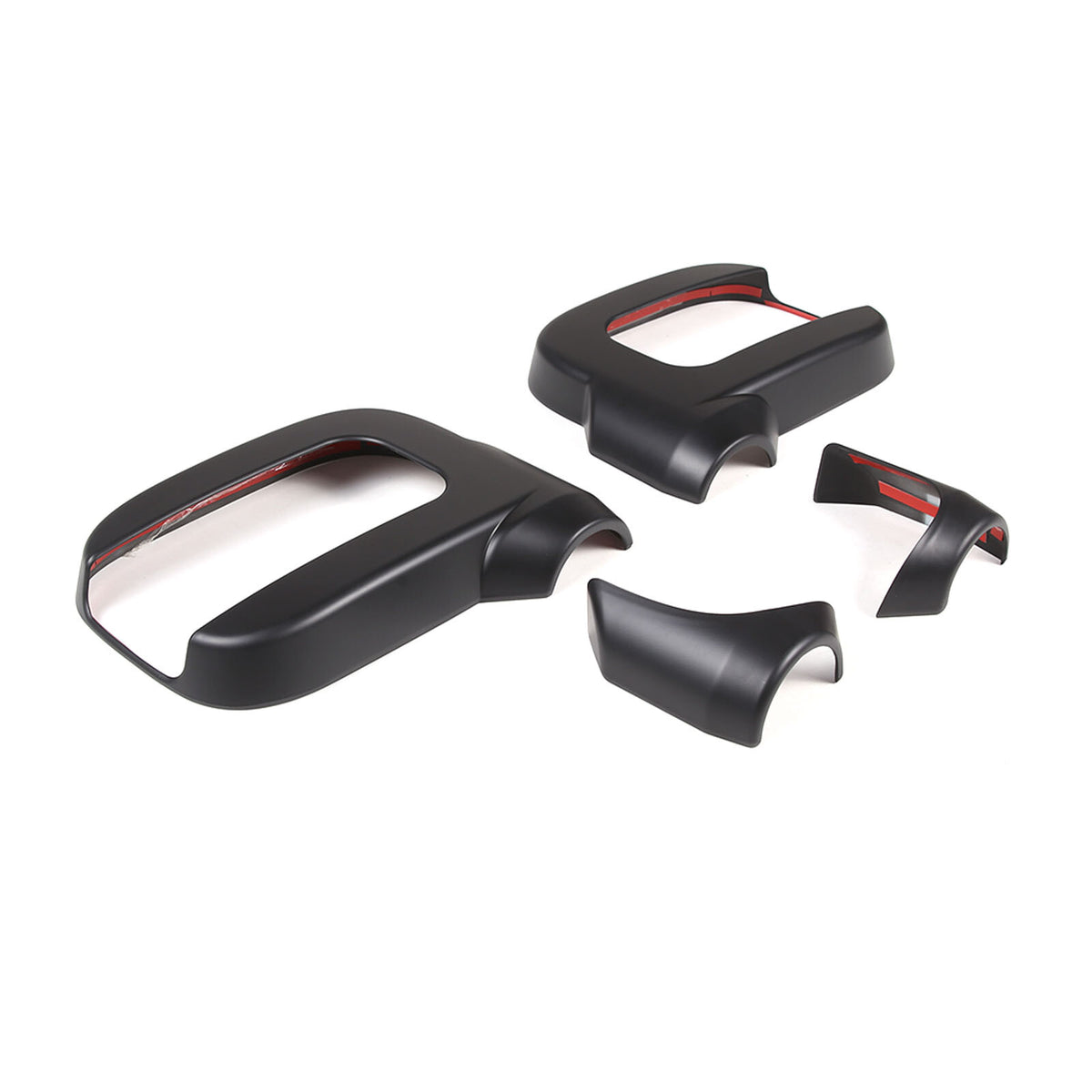 Matte Black Side Rear Exterior Door Mirror Cap Cover For Hummer H2 2003-09 US 16