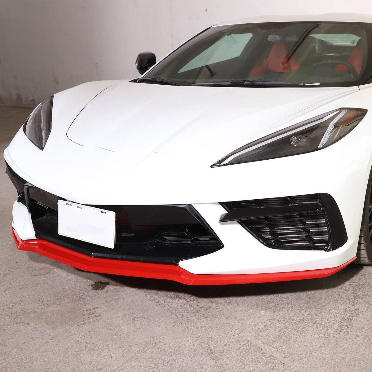 Red Full Interior Set Dash Panel Decor Cover Trim Kit For Corvette C8 2020-25 - Variants 16-20 66