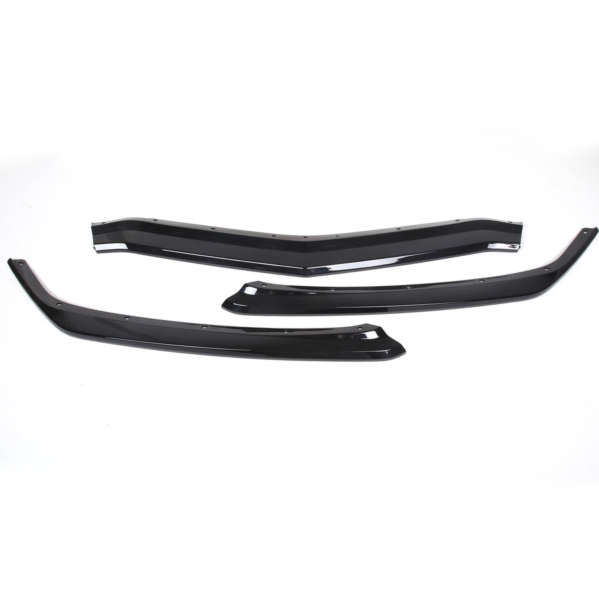 Replacement Glossy Black Front Bumper Lip Spoiler For Corvette C8 2020-2025 9
