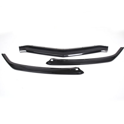 Replacement Glossy Black Front Bumper Lip Spoiler For Corvette C8 2020-2025 9