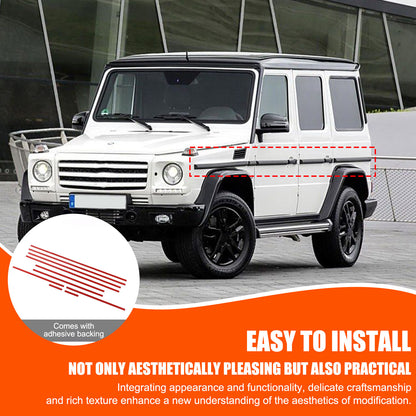 Piano Black Side Door Body Trim For Benz G Class W463 G350 G55 G63 2007-18 14