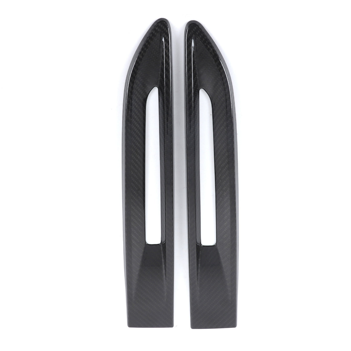 Real Carbon Fiber Side Air Vent Fender Trim For Jaguar F-pace XE XF X761 2016-20 5