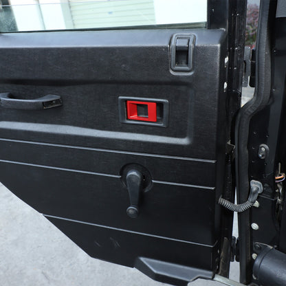 Replacement Red Steel Interior Door Handle For LR Defender L316 2004-2018 11