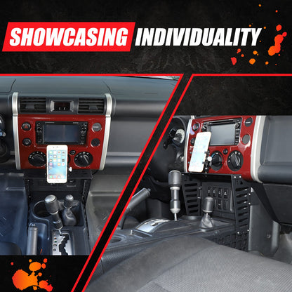 Off Road Center Console Molle Panel Device Mount For Toyota FJ Cruiser 07-21 13