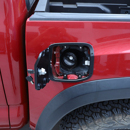 Steel Locking Fuel Door Gas Tank Cap Cover Lock Key For Toyota Tacoma 2016-23 8
