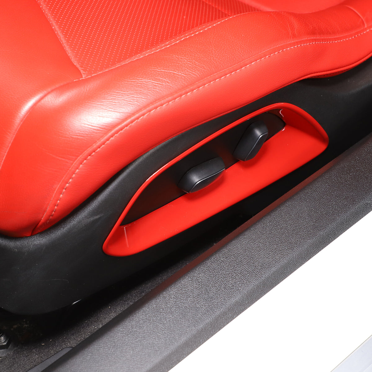 Red Full Interior Set Dash Panel Decor Cover Trim Kit For Corvette C8 2020-25 - Variants 16-20 43