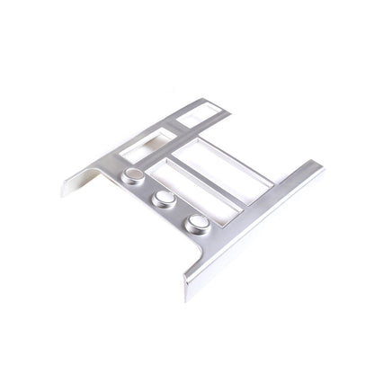 Silver ABS Interior Central Control Frame Cover Trim For Hummer H2 2003-07 8
