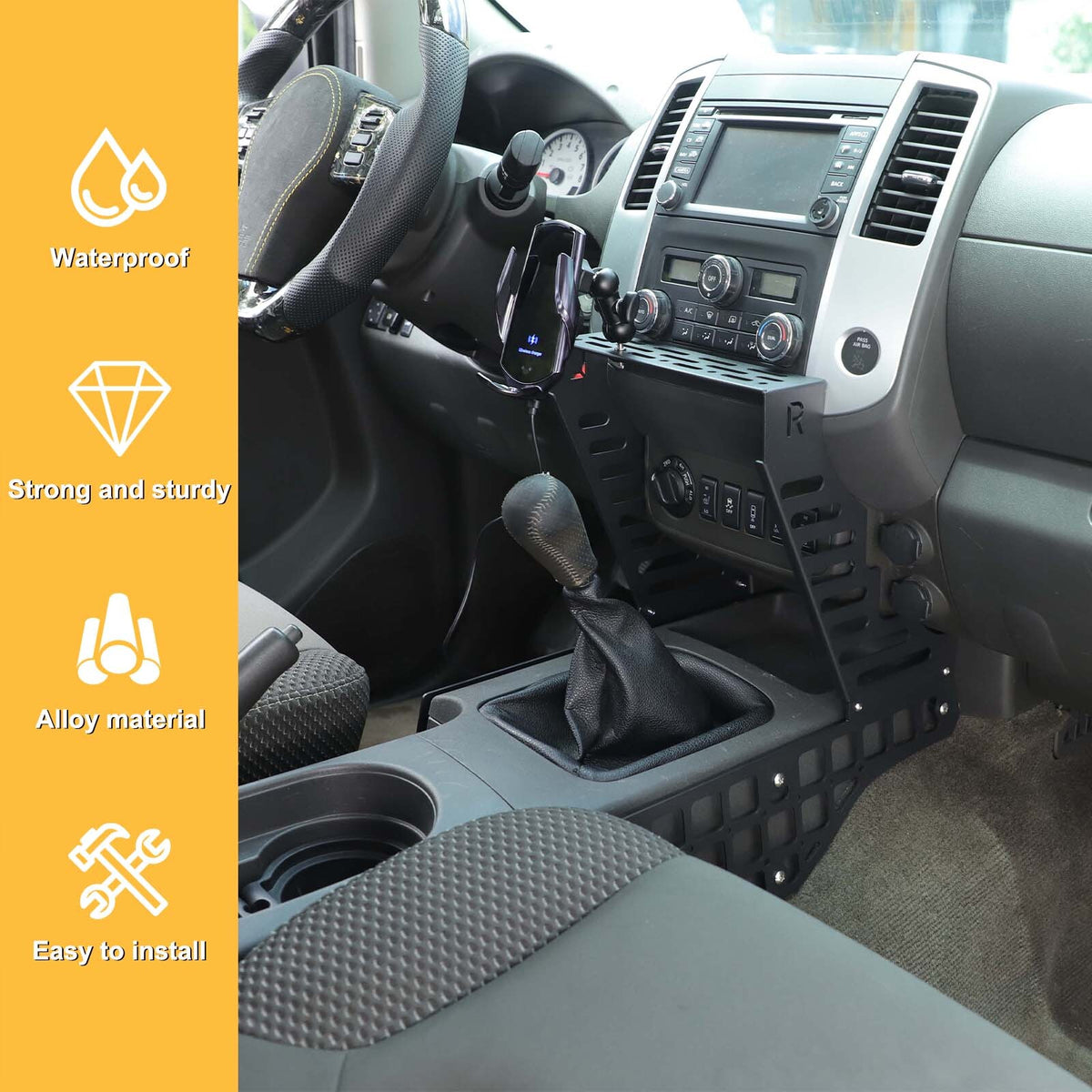 Wireless Center Multi-Function Extension Platform For Nissan Frontier 2009-2017 17