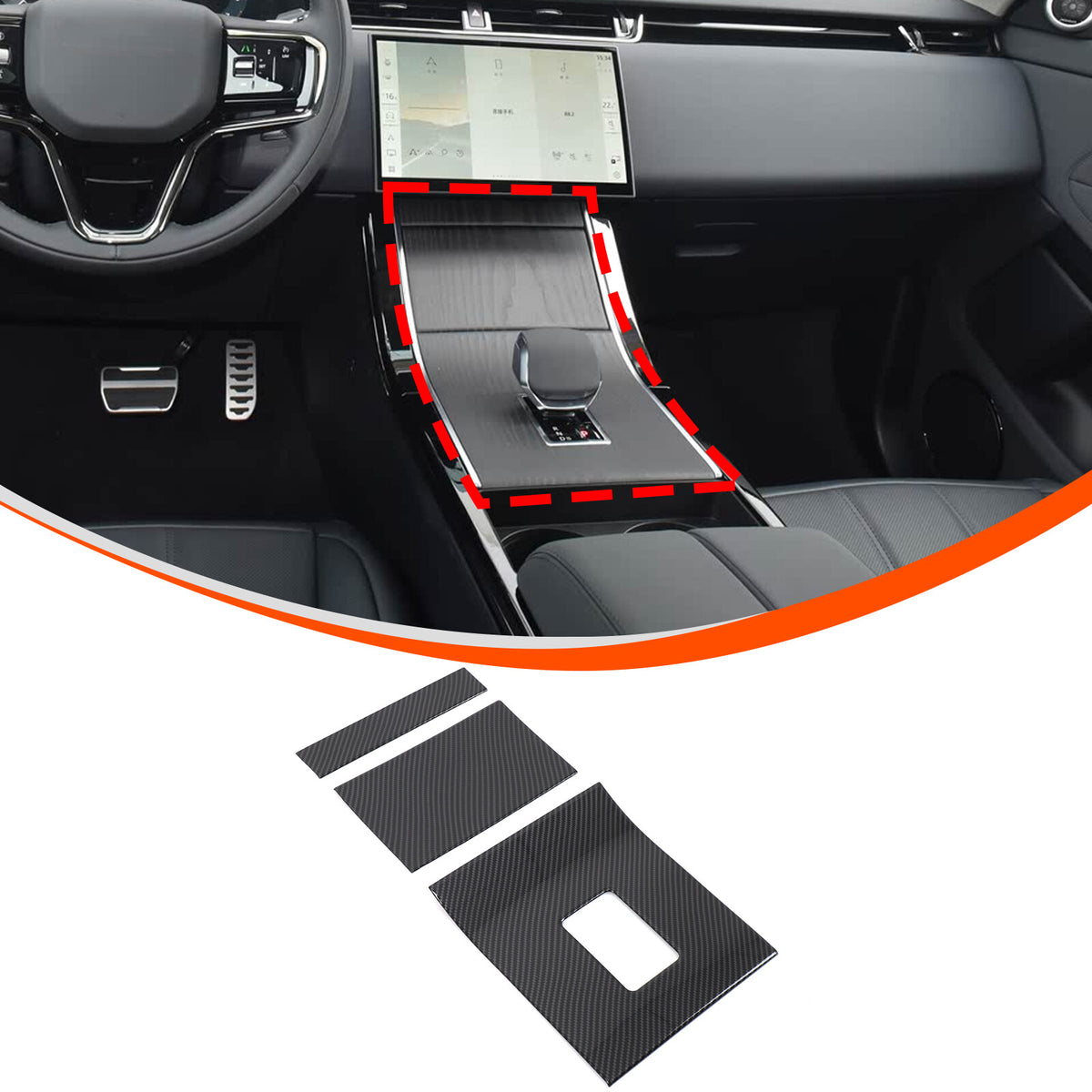 Carbon Gear Shift Panel Trim for LR Range Rover Velar L560/Evoque L551 24+ US 2