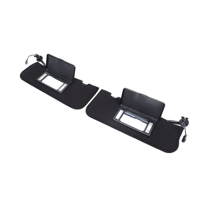 For Corvette C6 Sun Visors Sunvisor with Vanity Mirrors Pair with LED 2005-13 US 6