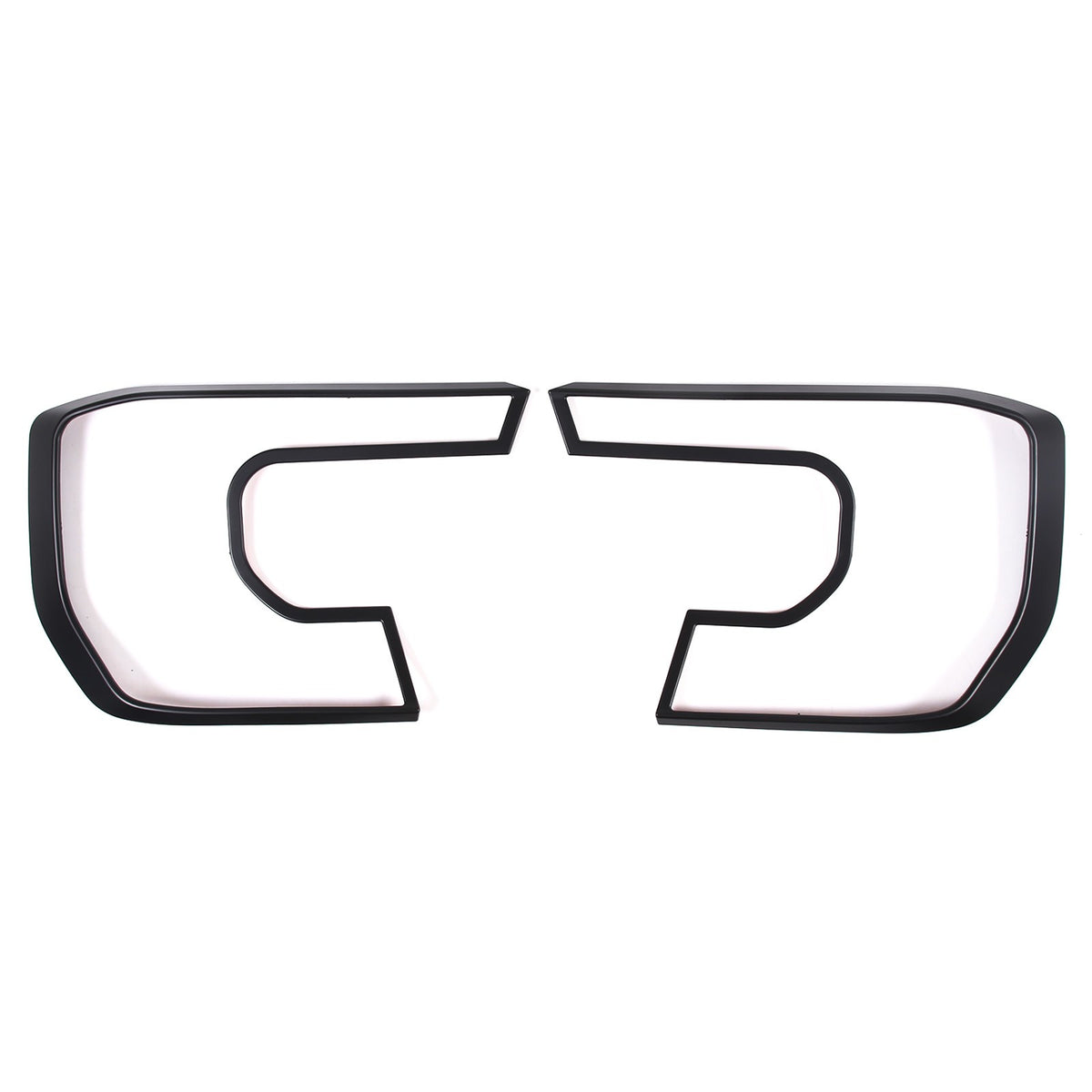 Matte Black ABS Front Headlight Bezel Trim Cover For Ford Ranger T9 2023+ US 2