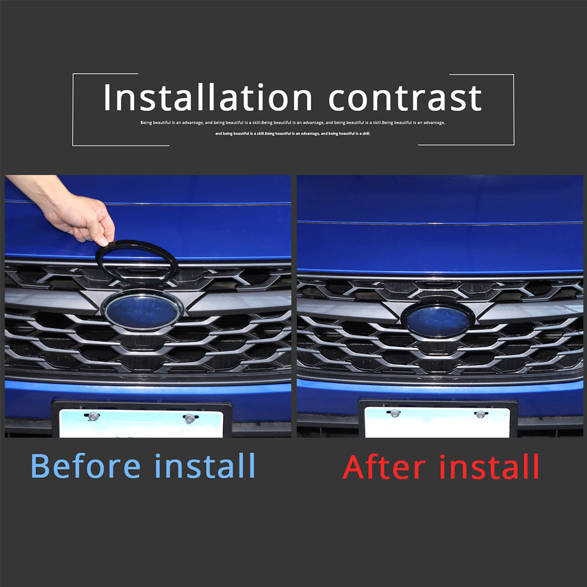 Glossy Piano Black Exterior Door Handle Window Louver Trim For Subaru WRX 22-25 34
