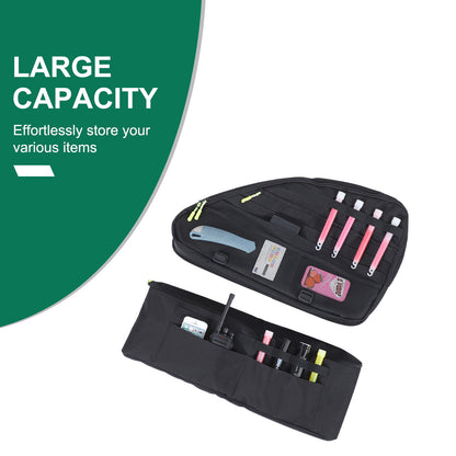 Black Rear Trunk Left Side Storage Bag Organizer For Honda Odyssey RB3 2014-24 11