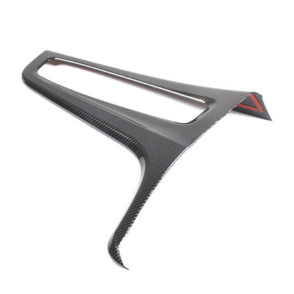 Carbon Fiber ABS Center Control Gear Trim Panel For Cadillac Escalade 21-23 US 17