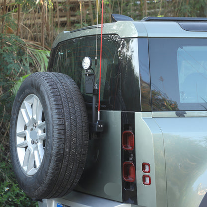 Tailgate flagpole Antenna Bracket Accessory For Land Rover Defender 90 110 2020+ 6