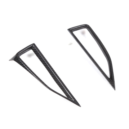 Real Carbon Fiber Interior Center Air Vent Cover Trim For Subaru WRX VB 22-24 4