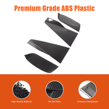 ABS Carbon Fiber Front Side Vent Fender Cover Trim For BMW 5 Series G60 i5 2024+ 7