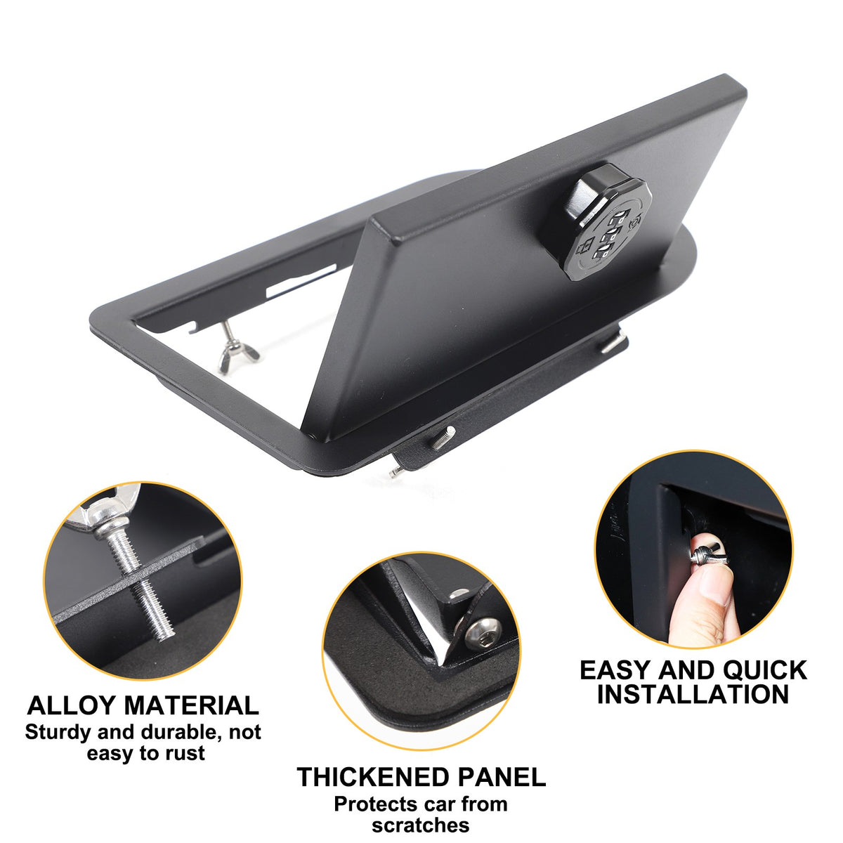 Carbon Steel Fuel Tank Cap Anti-Theft Lock Trim For LR Defender L663 04-18 US 23