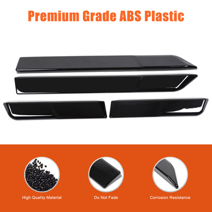 Glossy black Body Side Door Moulding Cover Trim For Toyota Land Cruiser LC250 24 16