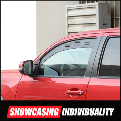 Alloy Rear Window Ventilation Louver Shutter Trim For Toyota Tacoma 16-22 US 12