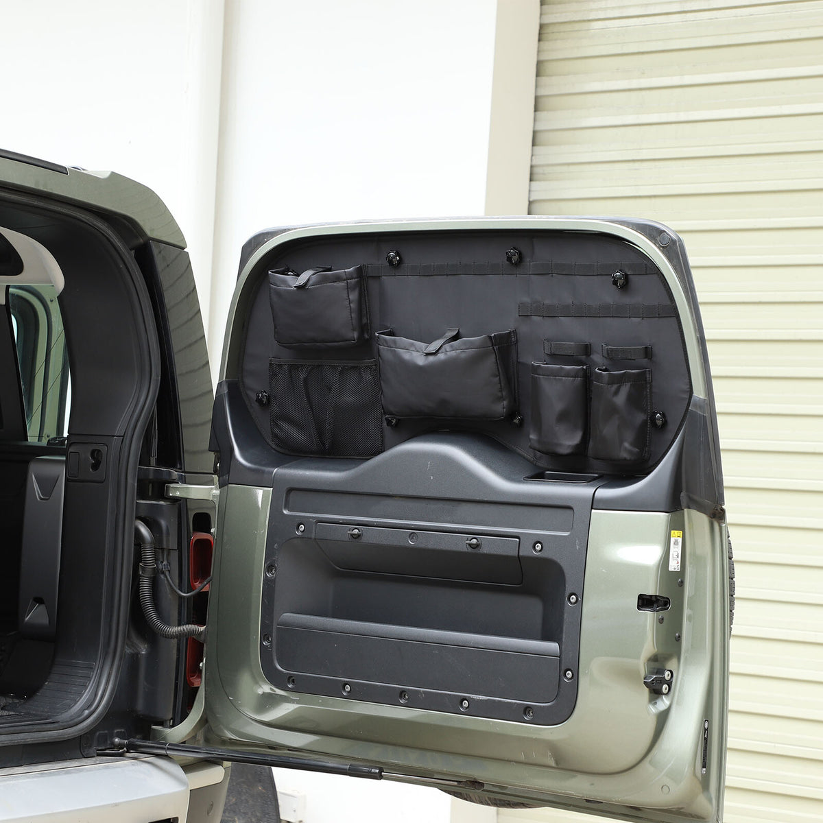 Tailgate Window Tactical Molle Storage Bag Pouch For Land Rover Defender 2020-24 9