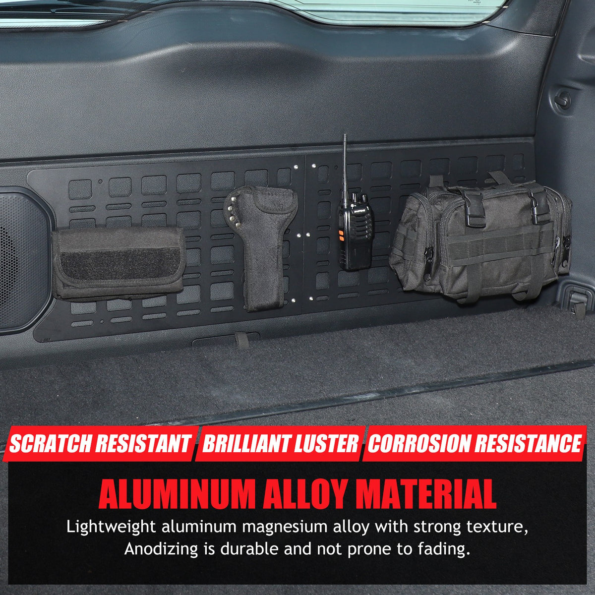 Tailgate Expansion Net Plate Table Molle Panel For Toyota Land Cruiser Prado 24+ 7