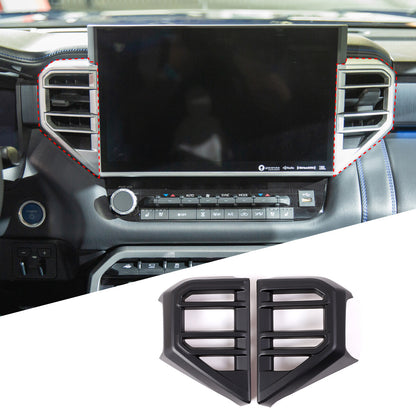 Matte Black ABS Interior Decoration Cover Trim Kit For Toyota Tundra 2022-26 US - Variants 6-10 27