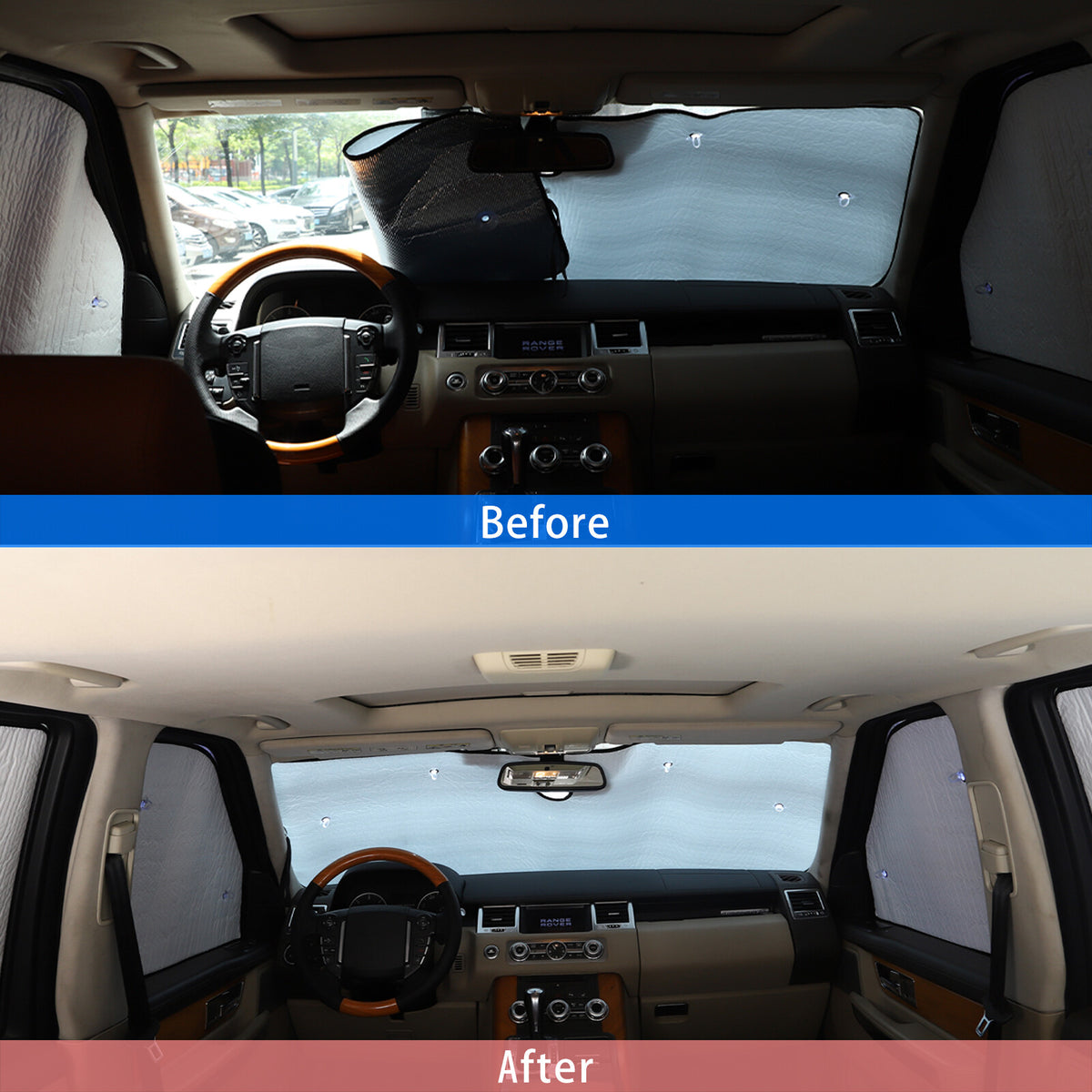 Front Car Sun Shade Windshield Window Cover For LR Range Rover Sport L320 05-13 14