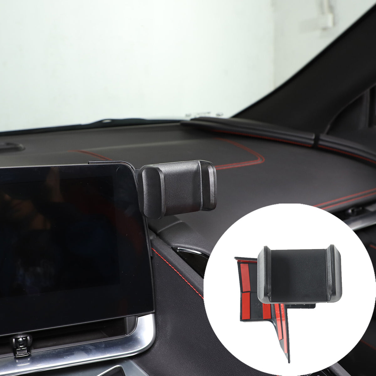 Center Console Interior Dashboard Phone Holder Mount Bracket For Corvette C8 20+ 28